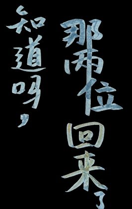 《知道嗎,那兩位回來了》